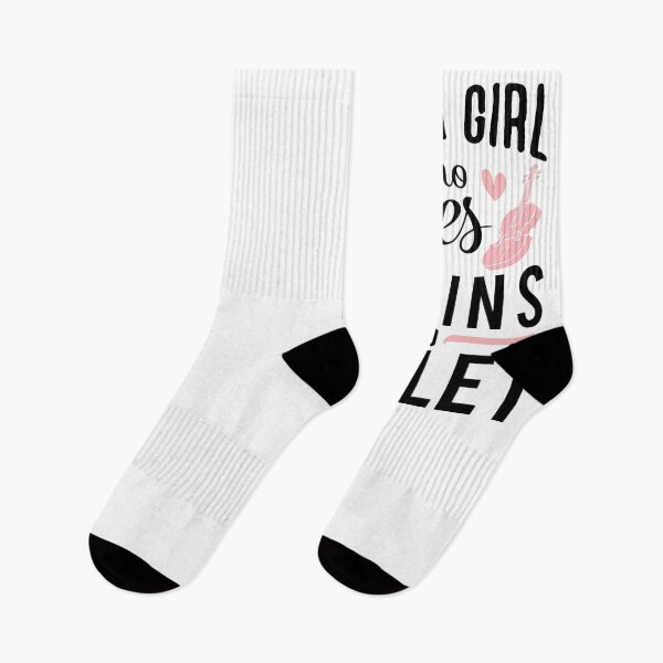 Item preview, Just A Girl Who Loves Violins and Ballet - Cute Girly Ballet Dancer Design Gift Idea For Ballerina designed and sold by Prince - Bestseller ★★★★★.