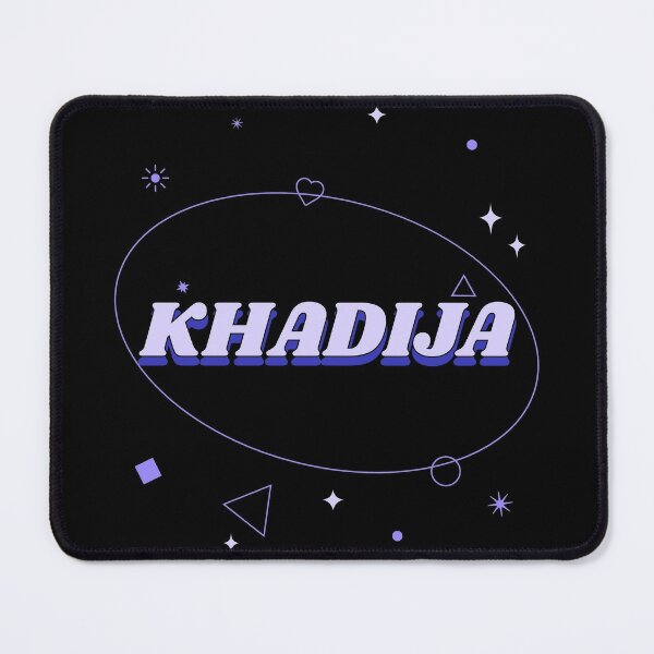 Premium Vector | Islamic calligraphy khadija may allah be pleased with her