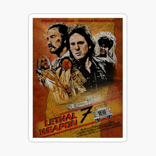 Lethal Weapon 7 Sticker