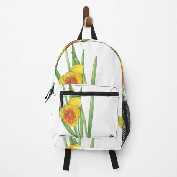 Item preview, Yellow daffodil Flower Watercolor painting designed and sold by AmyBlossomArt.