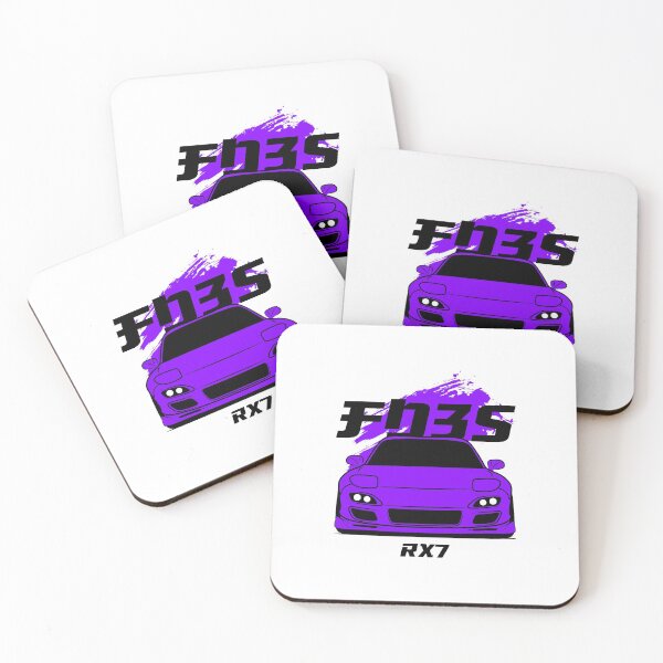 Item preview, Front purple rx7 fd3s designed and sold by goldentuners.