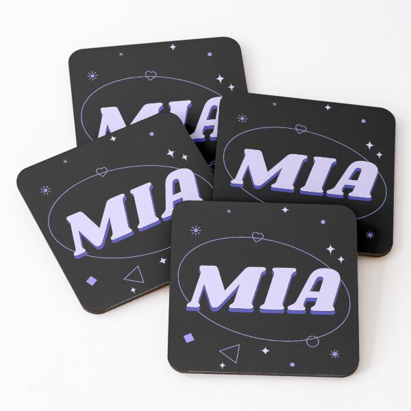 Item preview, Mia is my name purple lilac custom personalized design designed and sold by CreatedbyJR.