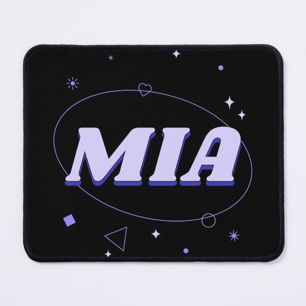 Item preview, Mia is my name purple lilac custom personalized design designed and sold by CreatedbyJR.