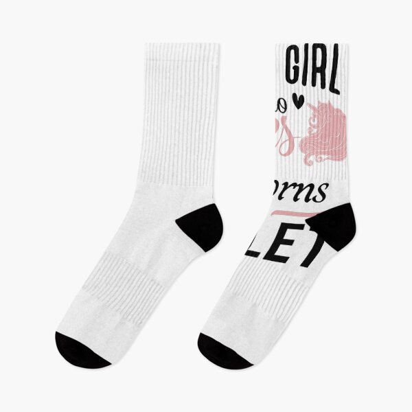 Item preview, Just a Girl Who Loves Unicorns and Ballet - Cute Girly Ballet Dancer Design Gift Idea For Ballerina designed and sold by Prince - Bestseller ★★★★★.