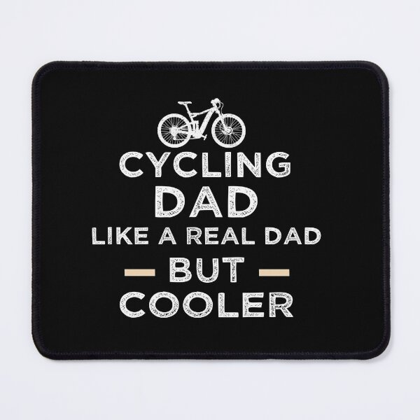 Item preview, Cycling Dad Like A Real Dad But Cooler _Bicycle lovers retro ilustration designed and sold by ANAS HO.