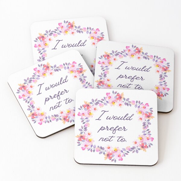 Item preview, I would prefer not to - Bartleby, the Scrivener  designed and sold by gacreativity.