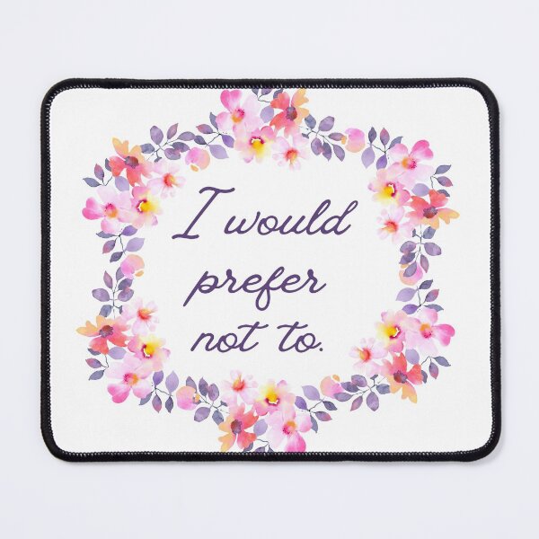 Item preview, I would prefer not to - Bartleby, the Scrivener  designed and sold by gacreativity.