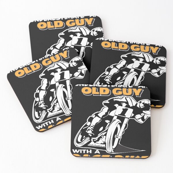Item preview, VIEJO CON BICICLETA DE CARRERA designed and sold by The Motorsports Store.