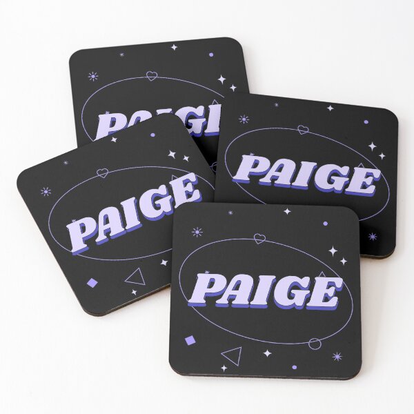 Item preview, Paige is my name purple lilac custom personalized design designed and sold by CreatedbyJR.