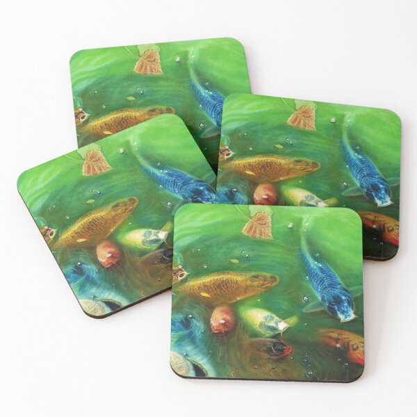 Artikelvorschau, Lucky Koi Pond Farbstift @ www.KeithMcDowellArtist.com entworfen und verkauft von © Keith McDowell, Artist.
