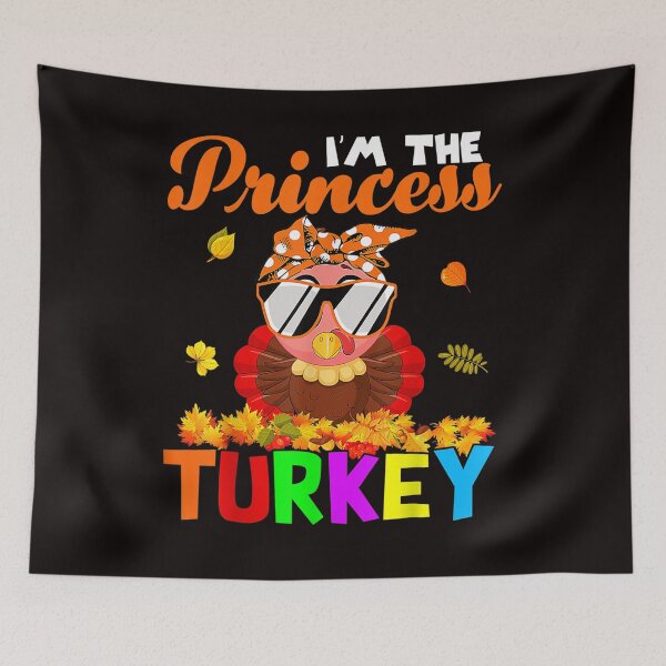 Item preview, I'm The Princess Turkey Cute Thanksgiving Turkey Kids Girls  designed and sold by Shirtcutestore  ⭐⭐⭐⭐⭐.