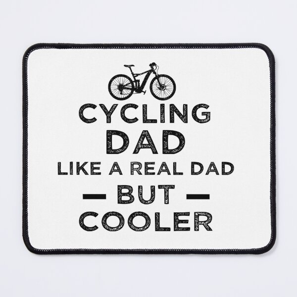 Item preview, Cycling Dad Like A Real Dad But Cooler _Bicycle lovers retro ilustration designed and sold by ANAS HO.