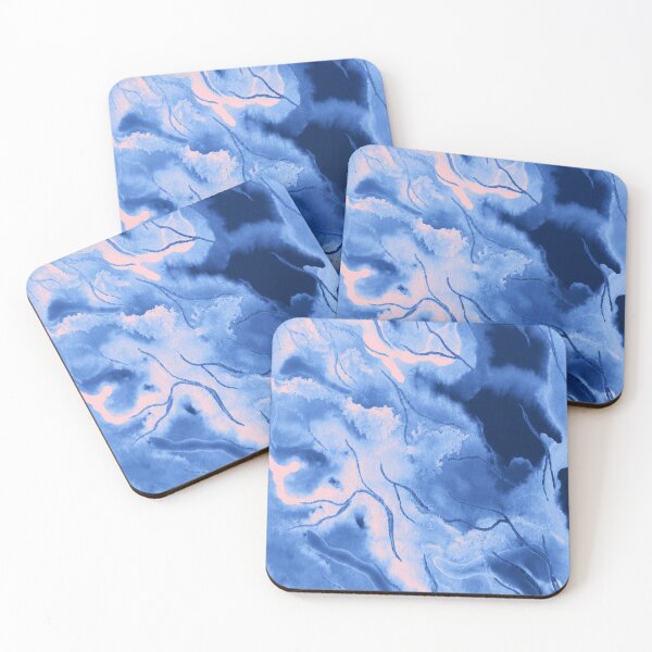 Item preview, Stormy Abstract in Pink and Blue designed and sold by MaryCyn.