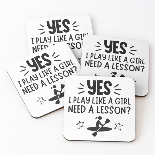 Item preview, Kayaking: Yes I play like a girl, Need a lesson? designed and sold by TheGreenGoat.
