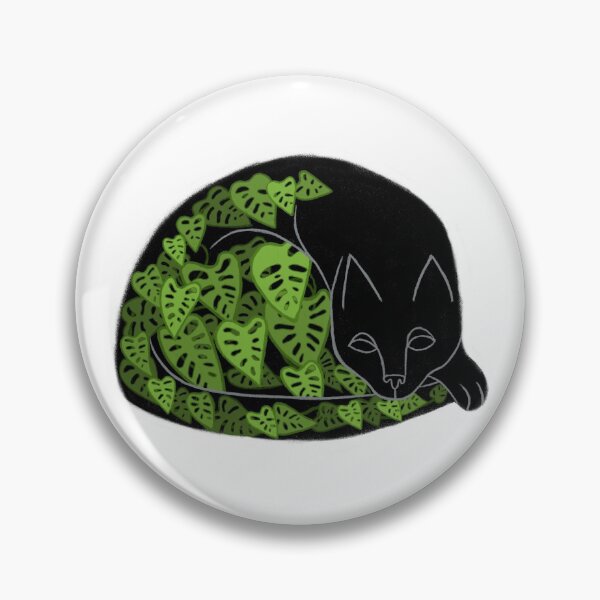 Item preview, Sleeping cat with Monstera adansonii designed and sold by Elirobyn.