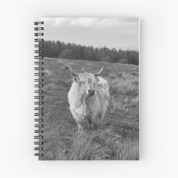 Item preview, greyscale cow designed and sold by Mangell-photos.