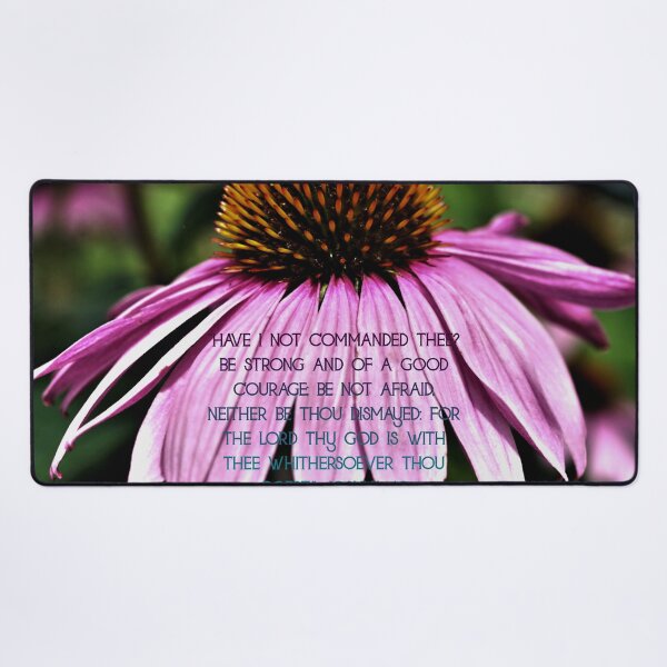 Item preview, A VIBRANT PINK CONEFLOWER WITH SOME ENCOURAGEMENT FROM SCRIPTURE FOR YOU designed and sold by ReflectHisGlory.