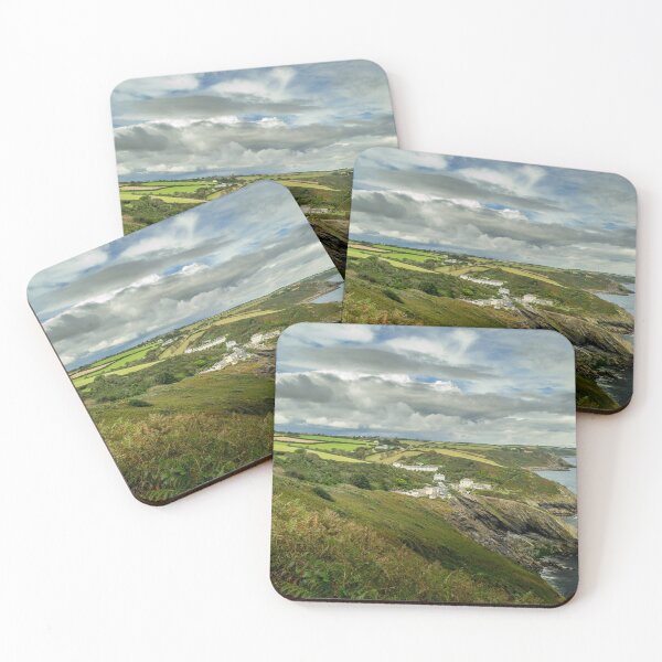 Item preview, Cornish Coastline Portloe on the Roseland Peninsular designed and sold by MichaelBShannon.