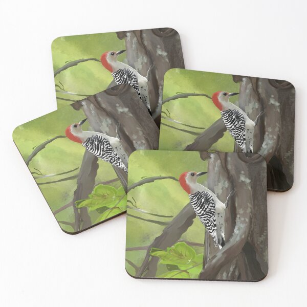 Item preview, The Woodpecker Comes Knocking designed and sold by Lacey Schmidt.