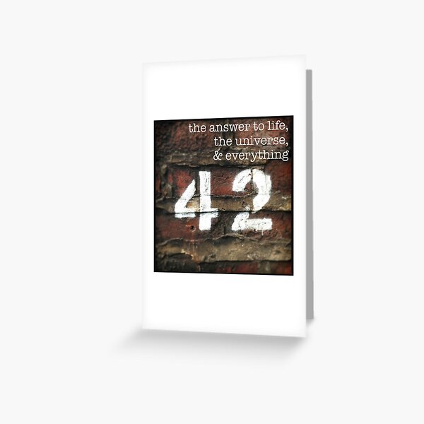 Item preview, 42 - The Meaning of Life designed and sold by eyeshoot.