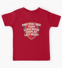 Did you see that Ludicrous display last night? Kids Tee