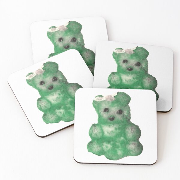 Item preview, Green Teddy Bear Wearing a Bow designed and sold by JariHawk.