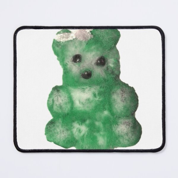 Item preview, Green Teddy Bear Wearing a Bow designed and sold by JariHawk.