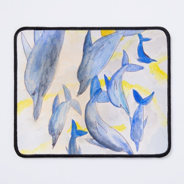 Item preview, Diving dolphins designed and sold by Rebekah Gavra.