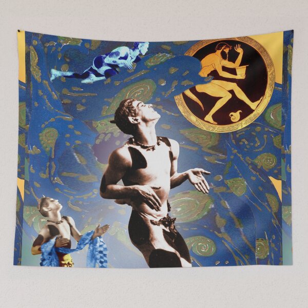 Item preview, Nijinsky Portrait Collage – Faune 1 designed and sold by STYLE + EXPRESSION.