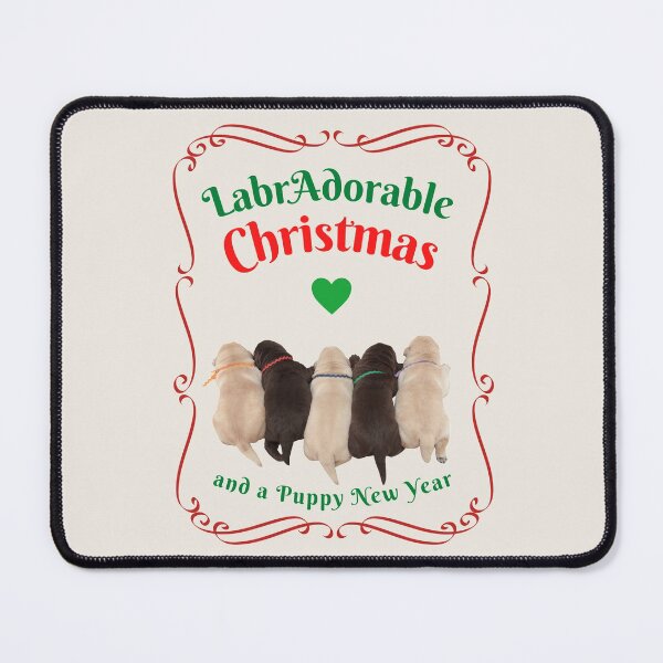 Item preview, Labradorable Christmas and a Puppy New Year  designed and sold by trendingatees.