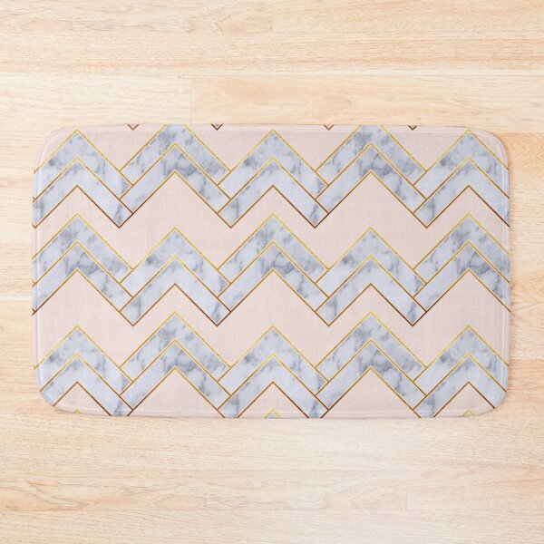 Item preview, Art Deco Chevron Pink and Marble designed and sold by miavaldez.