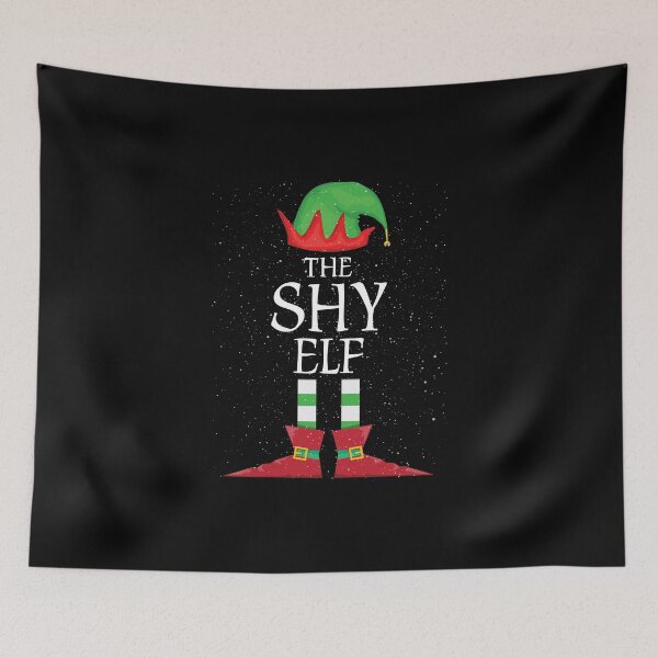 Aperçu de l'œuvre Shy Elf Family Matching Christmas Group Funny Gift créée et vendue par Teejamson.