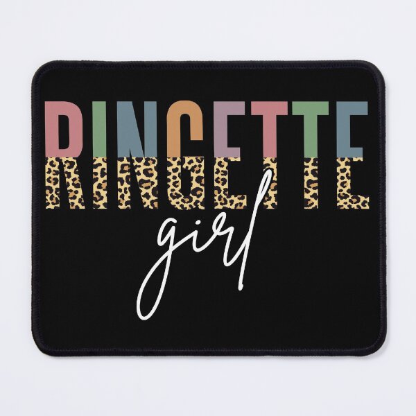 Item preview, Ringette Girl colorful Cheetah print text | For Ringette players | Gift for Ringette lovers designed and sold by Violet Treasures.