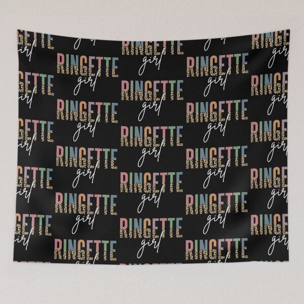 Item preview, Ringette Girl colorful Cheetah print text | For Ringette players | Gift for Ringette lovers designed and sold by Violet Treasures.