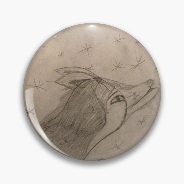 Item preview, Wolf /husky howling at moon designed and sold by greenmtndesigns.