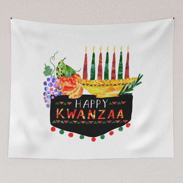 Artikelvorschau, Happy Kwanzaa entworfen und verkauft von KJMarkowska.