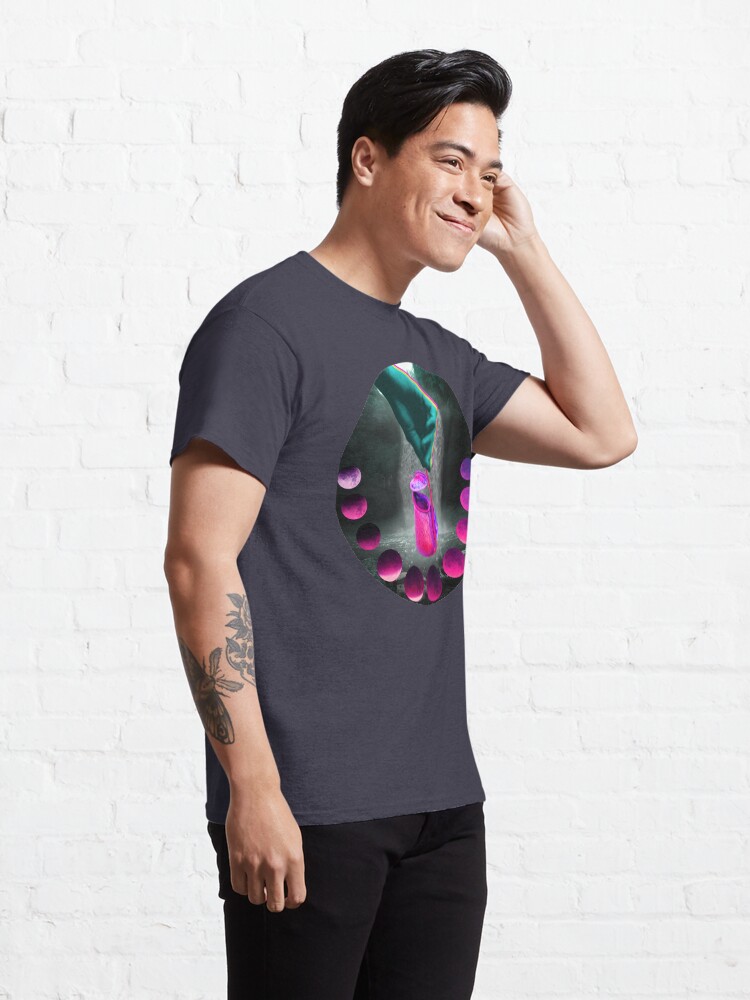 Alternate view of Lunar Eclipse - Neon Pitcher Plant Classic T-Shirt