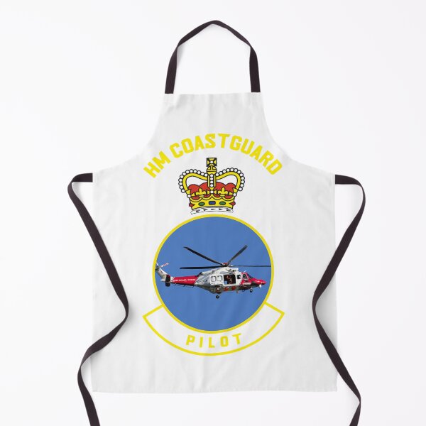 Item preview, Pilot - HM Coastguard rescue AugustaWestland AW189 helicopter based on coastguard insignia. designed and sold by ajtechdesigns.