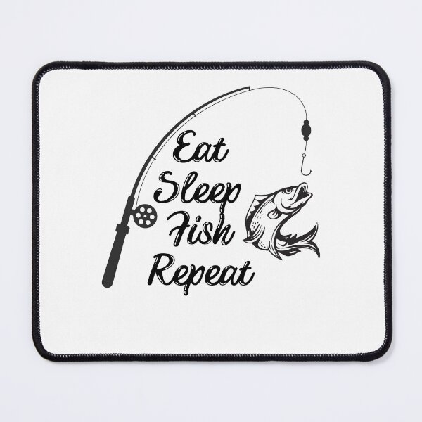 Item preview, Eat Sleep Fish Repeat, Fisherman designed and sold by 2ModernHippies.