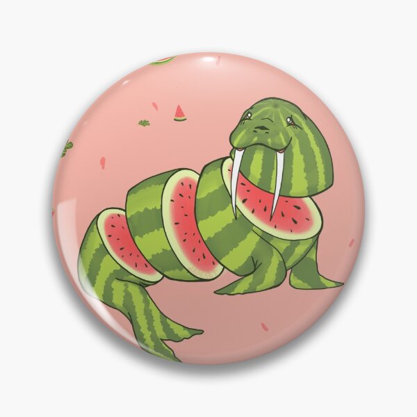 Item preview, watermelon walrus designed and sold by JAM-ART-.