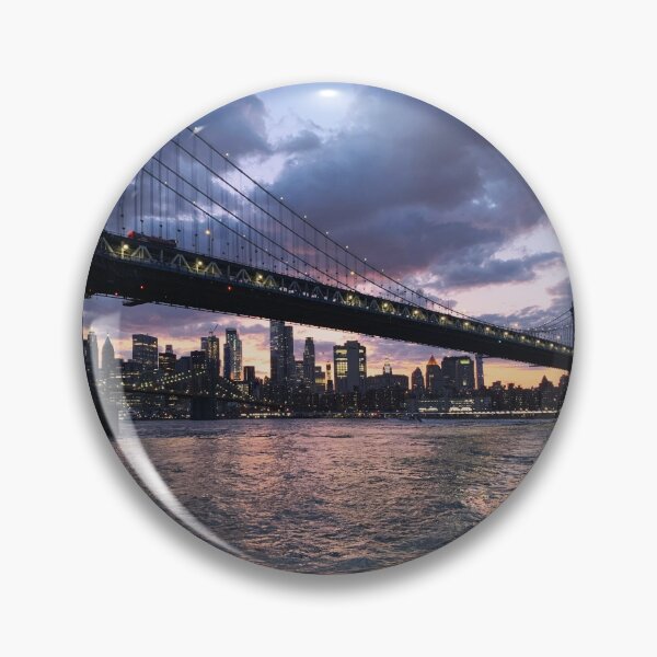 Item preview, Sunset over the Manhattan Bridge designed and sold by eleonoraingrid.