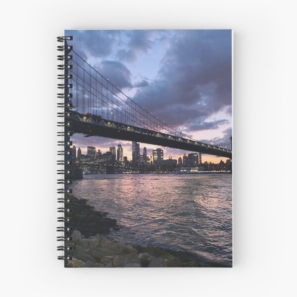 Item preview, Sunset over the Manhattan Bridge designed and sold by eleonoraingrid.