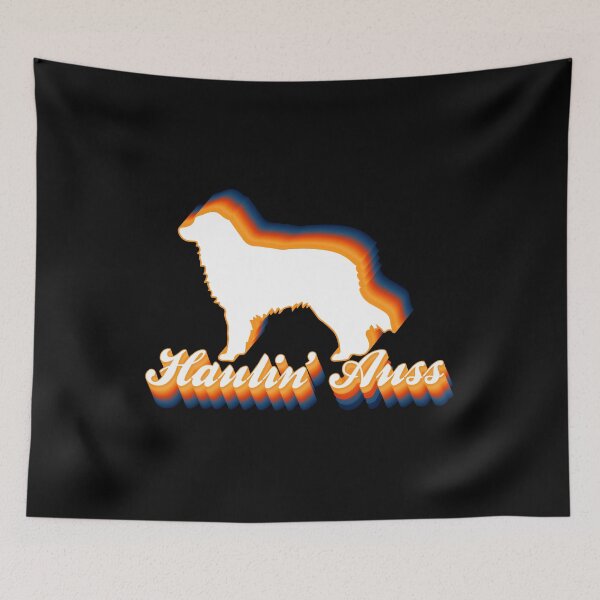 Item preview, Haulin' Auss Retro Australian Shepherd Dog designed and sold by Shop signer.