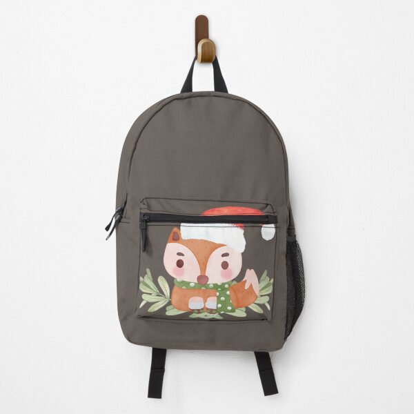 Artikelvorschau, Süßer Babyfuchs mit Weihnachtsmütze Winterthema entworfen und verkauft von Brightful Creations .