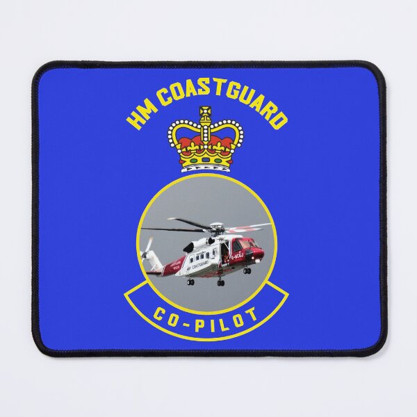 Item preview, Co-Pilot - HM Coastguard rescue Sikorsky S-92 helicopter based on coastguard insignia. designed and sold by ajtechdesigns.