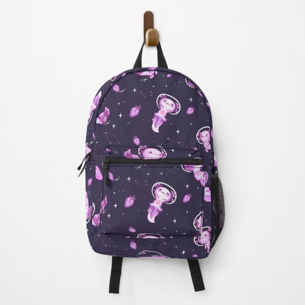 Space cute axolotl Backpack