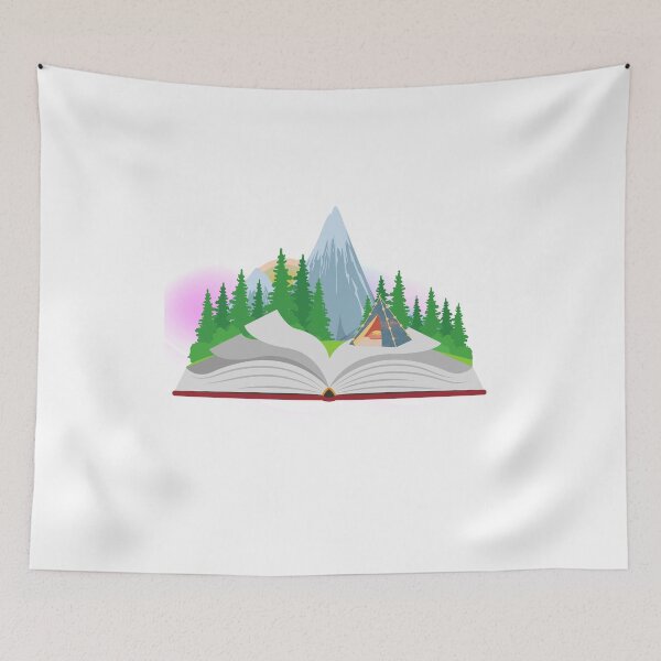 Item preview, Reading Adventure, Books, Nature, designed and sold by 2ModernHippies.
