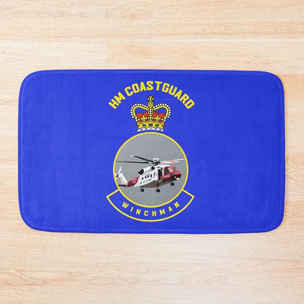 Item preview, Winchman - HM Coastguard rescue Sikorsky S-92 helicopter based on coastguard insignia. designed and sold by ajtechdesigns.
