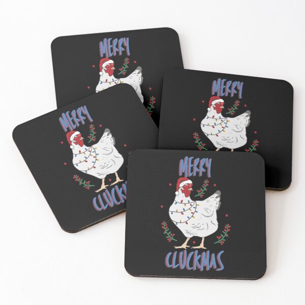 Item preview, Merry Cluckmas! Funny Christmas chicken design! designed and sold by HROC.