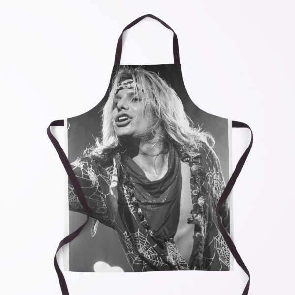 Item preview, Vince Neil BW Photograph designed and sold by ConcertImages.